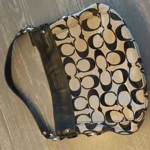 Black coach purse